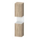 Duravit Hochschrank Qatego 40x36x1760cm, 2 T, An r, we m/Eich marm.-1