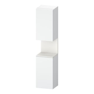 Duravit Hochschrank Qatego 40x36x1760cm, 2 T, An r, we matt/weiß ma