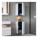 Duravit Hochschrank Qatego 40x36x1760cm, 2 T, An re, Ei Marmor/w ma-4