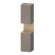 Duravit Hochschrank Qatego 40x36x1760cm, 2 T, An re, Ei nat/b ma-1