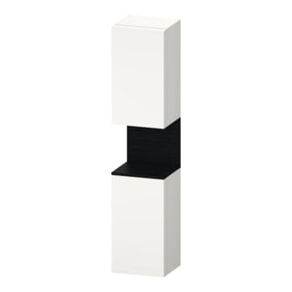 Duravit Hochschrank Qatego 40x36x1760cm, 2 T, An re, Ei sw/we matt