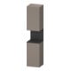 Duravit Hochschrank Qatego 40x36x1760cm, 2 T, An re, graph m/bas ma-1