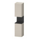 Duravit Hochschrank Qatego 40x36x1760cm, 2 T, An re, graph m/tau ma-1