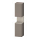 Duravit Hochschrank Qatego 40x36x1760cm, 2 T, An re, Tau m/bas ma-1