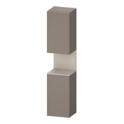 Duravit Hochschrank Qatego 40x36x1760cm, 2 T, An re, Tau m/bas ma