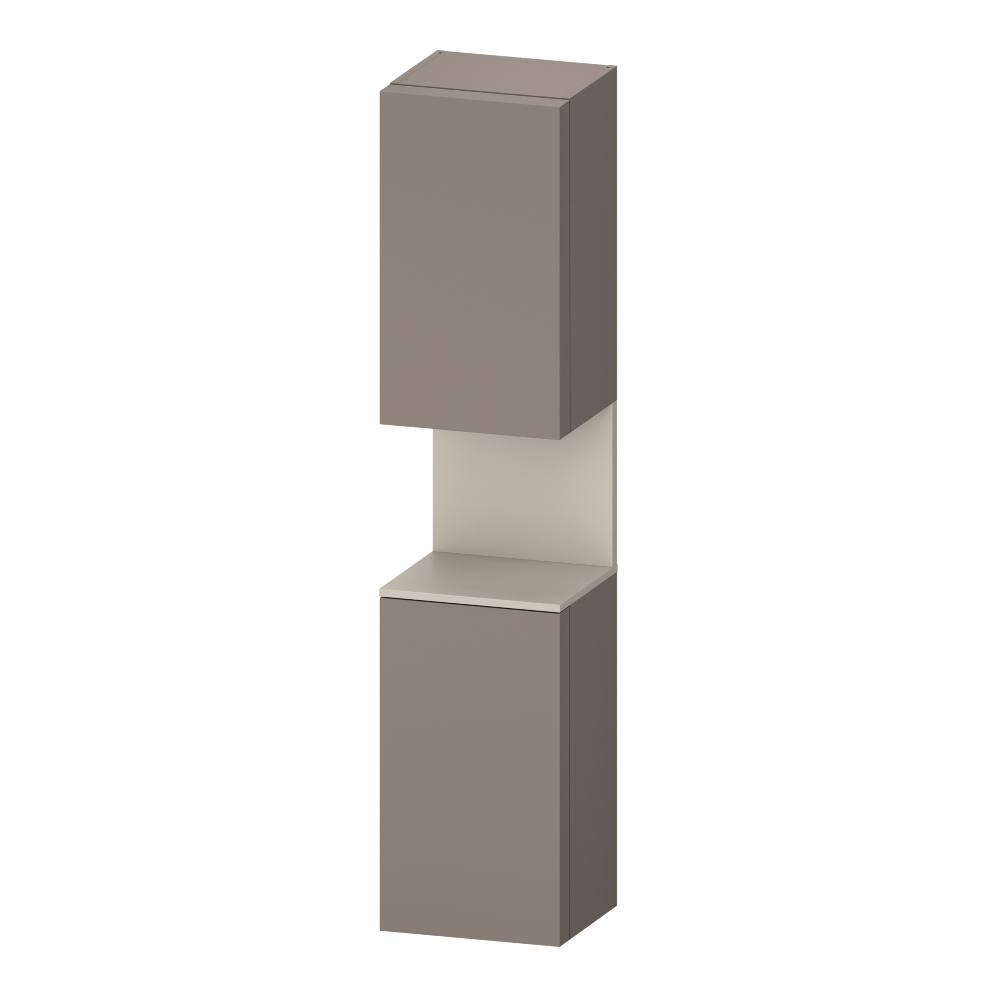 Duravit Hochschrank Qatego 40x36x1760cm, 2 T, An re, Tau m/bas ma