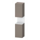 Duravit Hochschrank Qatego 40x36x1760cm, 2 T, An re, we m/bas ma-1