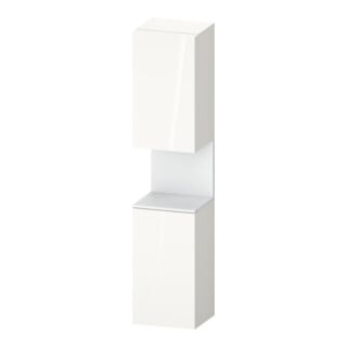 Duravit Hochschrank Qatego 40x36x1760cm, 2 T, An re, we matt/we hgl