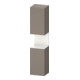 Duravit Hochschrank Qatego 40x36x1760cm, 2 T, Anschl li, we hg/b ma-1