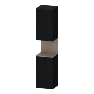Duravit Hochschrank Qatego 40x36x1760cm, 2 T, B, An l, ba m/Eich sw
