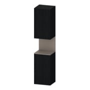 Duravit Hochschrank Qatego 40x36x1760cm, 2 T, B, An l, ba m/Eich sw