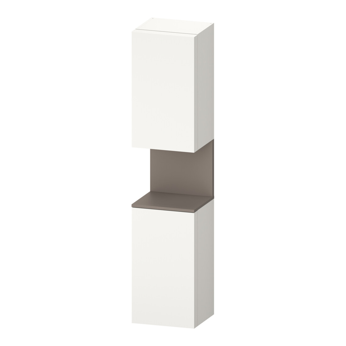 Duravit Hochschrank Qatego 40x36x1760cm, 2 T, B, An l, ba m/we matt