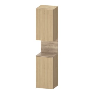 Duravit Hochschrank Qatego 40x36x1760cm, 2 T, B, An l, E Ma/E Nat