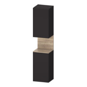 Duravit Hochschrank Qatego 40x36x1760cm, 2 T, B, An l, E Ma/Gra m