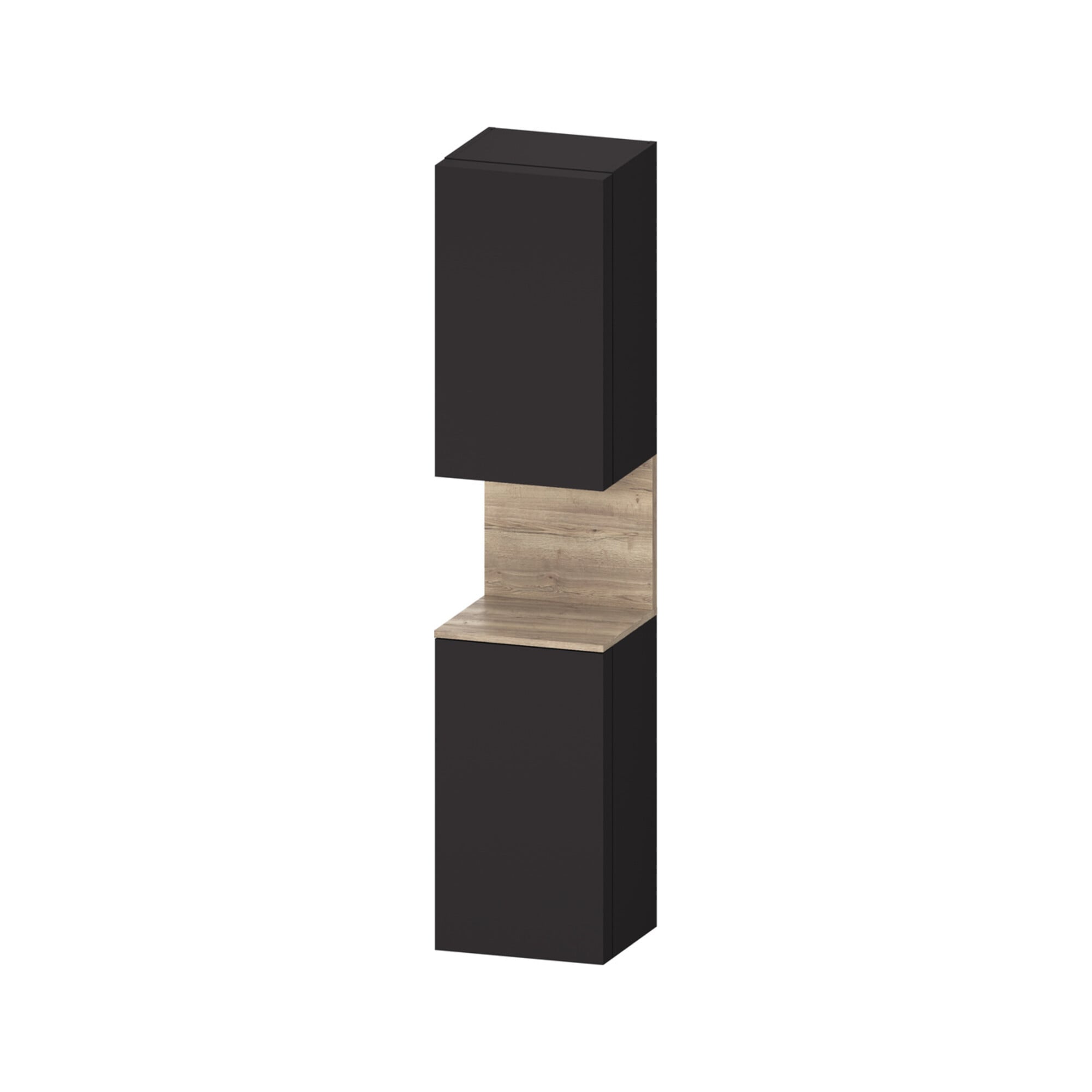 Duravit Hochschrank Qatego 40x36x1760cm, 2 T, B, An l, E Ma/Gra m