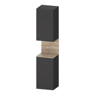 Duravit Hochschrank Qatego 40x36x1760cm, 2 T, B, An l, E Ma/Gra ma