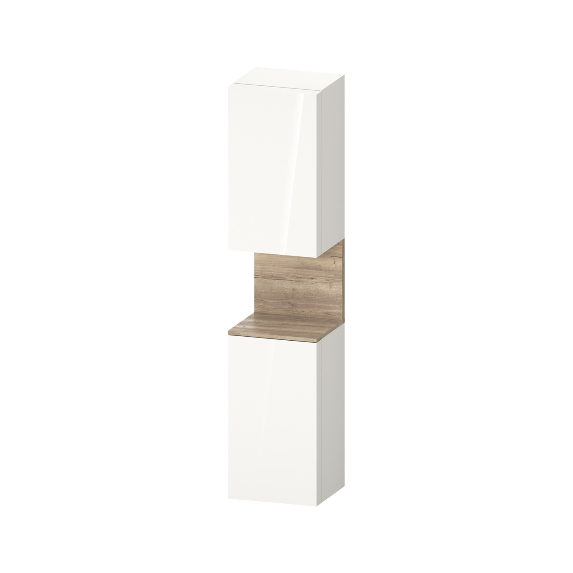 Duravit Hochschrank Qatego 40x36x1760cm, 2 T, B, An l, E Ma/w hgl