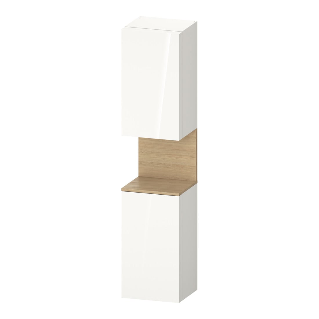 Duravit Hochschrank Qatego 40x36x1760cm, 2 T, B, An l, E na/we hgl