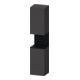 Duravit Hochschrank Qatego 40x36x1760cm, 2 T, B, An l, E sw/gra ma-1