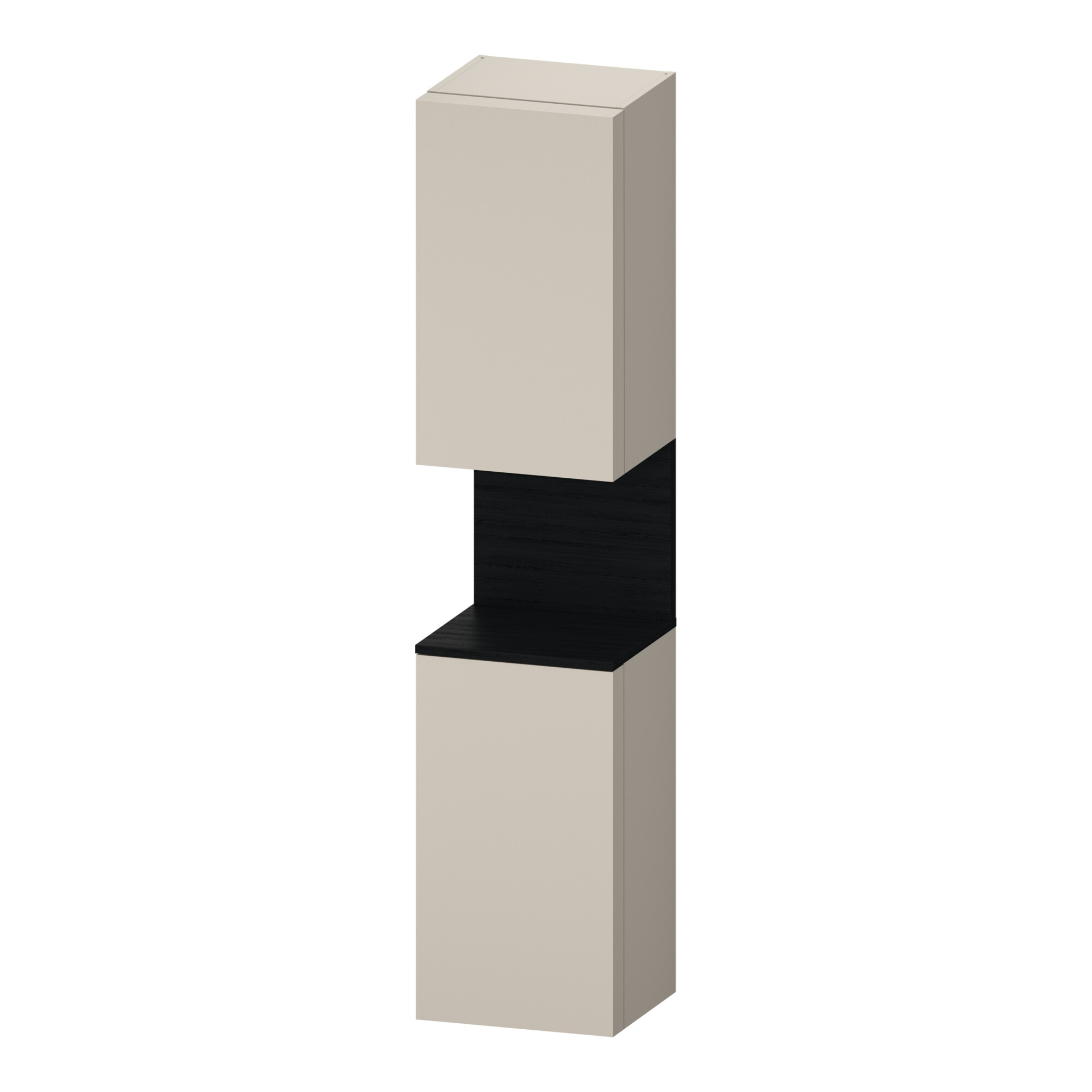 Duravit Hochschrank Qatego 40x36x1760cm, 2 T, B, An l, E sw/tau ma