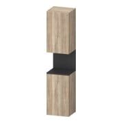 Duravit Hochschrank Qatego 40x36x1760cm, 2 T, B, An l, gra m/E ma