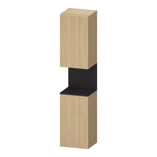 Duravit Hochschrank Qatego 40x36x1760cm, 2 T, B, An l, gra m/E Nat