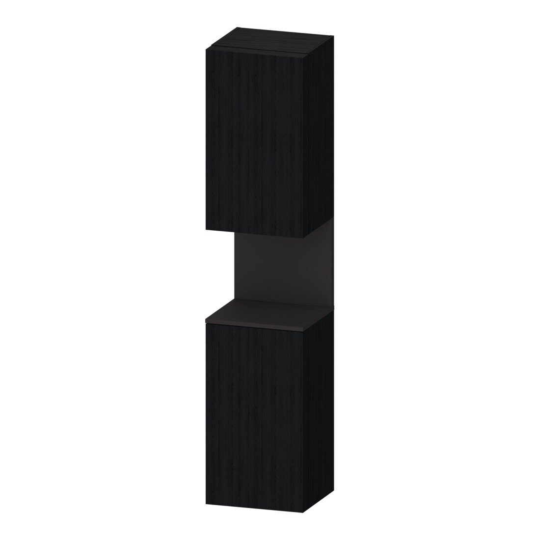Duravit Hochschrank Qatego 40x36x1760cm, 2 T, B, An l, gra m/E sw