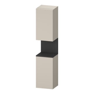 Duravit Hochschrank Qatego 40x36x1760cm, 2 T, B, An l, gra m/tau ma