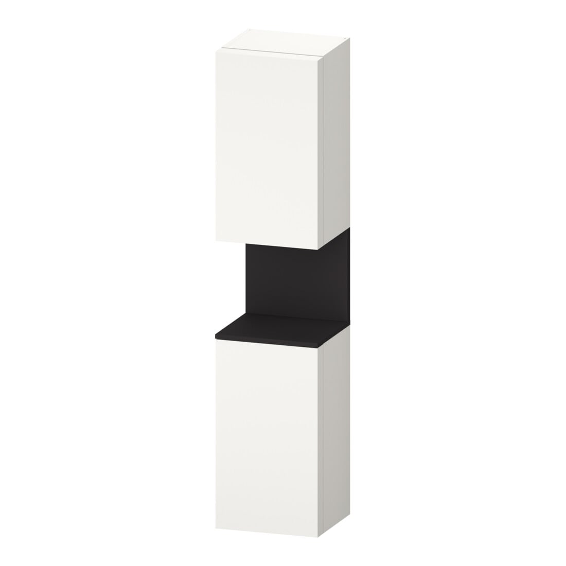 Duravit Hochschrank Qatego 40x36x1760cm, 2 T, B, An l, gra m/we m