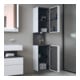 Duravit Hochschrank Qatego 40x36x1760cm, 2 T, B, An l, gra m/we ma-4