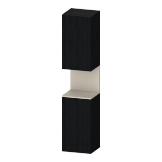 Duravit Hochschrank Qatego 40x36x1760cm, 2 T, B, An l, T m/E sw