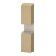 Duravit Hochschrank Qatego 40x36x1760cm, 2 T, B, An l, T m/Eich Nat-1