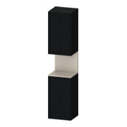 Duravit Hochschrank Qatego 40x36x1760cm, 2 T, B, An l, T m/Eich sw