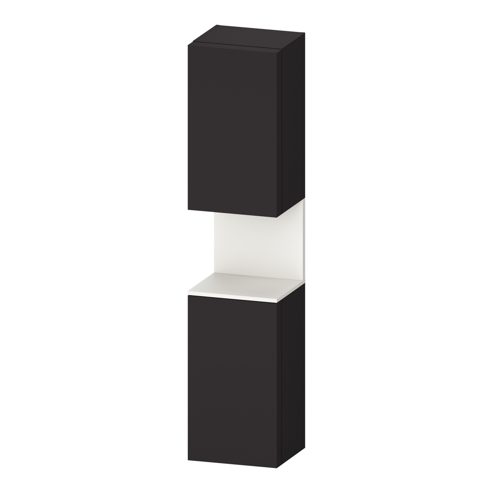 Duravit Hochschrank Qatego 40x36x1760cm, 2 T, B, An l, w m/Gr matt