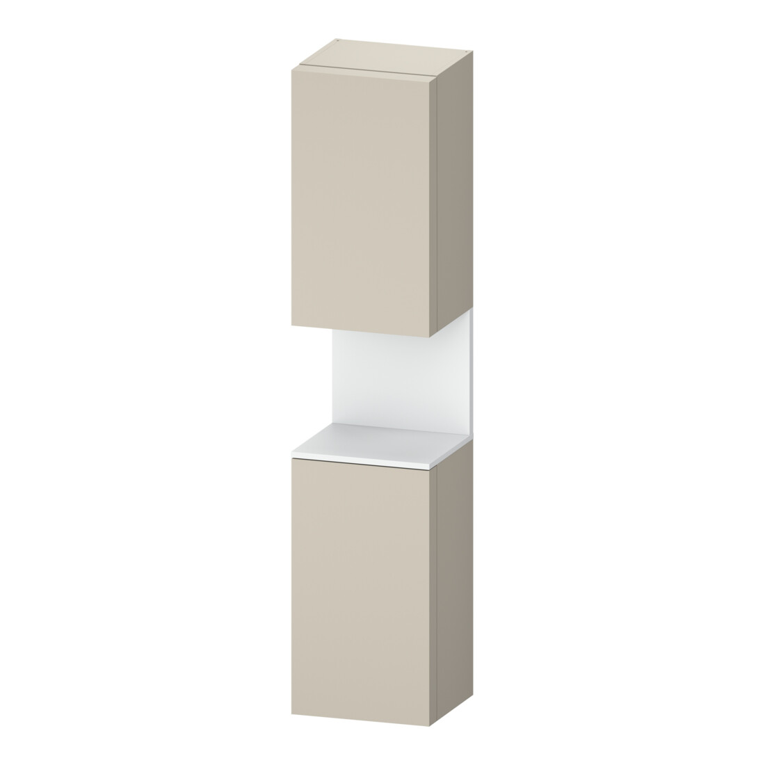 Duravit Hochschrank Qatego 40x36x1760cm, 2 T, B, An l, w m/tau matt