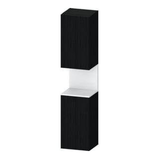Duravit Hochschrank Qatego 40x36x1760cm, 2 T, B, An l, we m/Eich sw