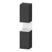 Duravit Hochschrank Qatego 40x36x1760cm, 2 T, B, An l, we m/Grap ma