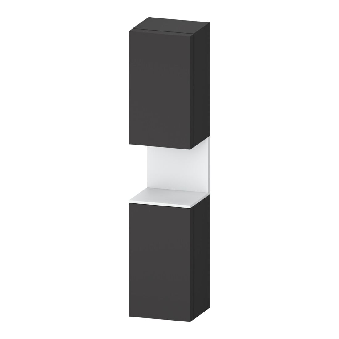Duravit Hochschrank Qatego 40x36x1760cm, 2 T, B, An l, we m/Grap ma