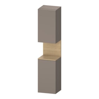 Duravit Hochschrank Qatego 40x36x1760cm, 2 T, B, An li, Ei nat/b ma