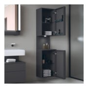 Duravit Hochschrank Qatego 40x36x1760cm, 2 T, B, An li, graph ma-2