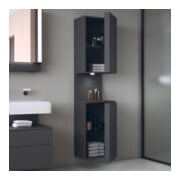Duravit Hochschrank Qatego 40x36x1760cm, 2 T, B, An li, graph ma-4
