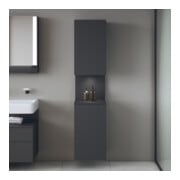 Duravit Hochschrank Qatego 40x36x1760cm, 2 T, B, An li, graph ma-5