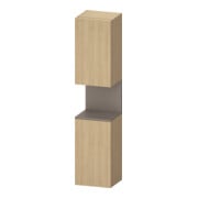 Duravit Hochschrank Qatego 40x36x1760cm, 2 T, B, An r, ba m/E Nat
