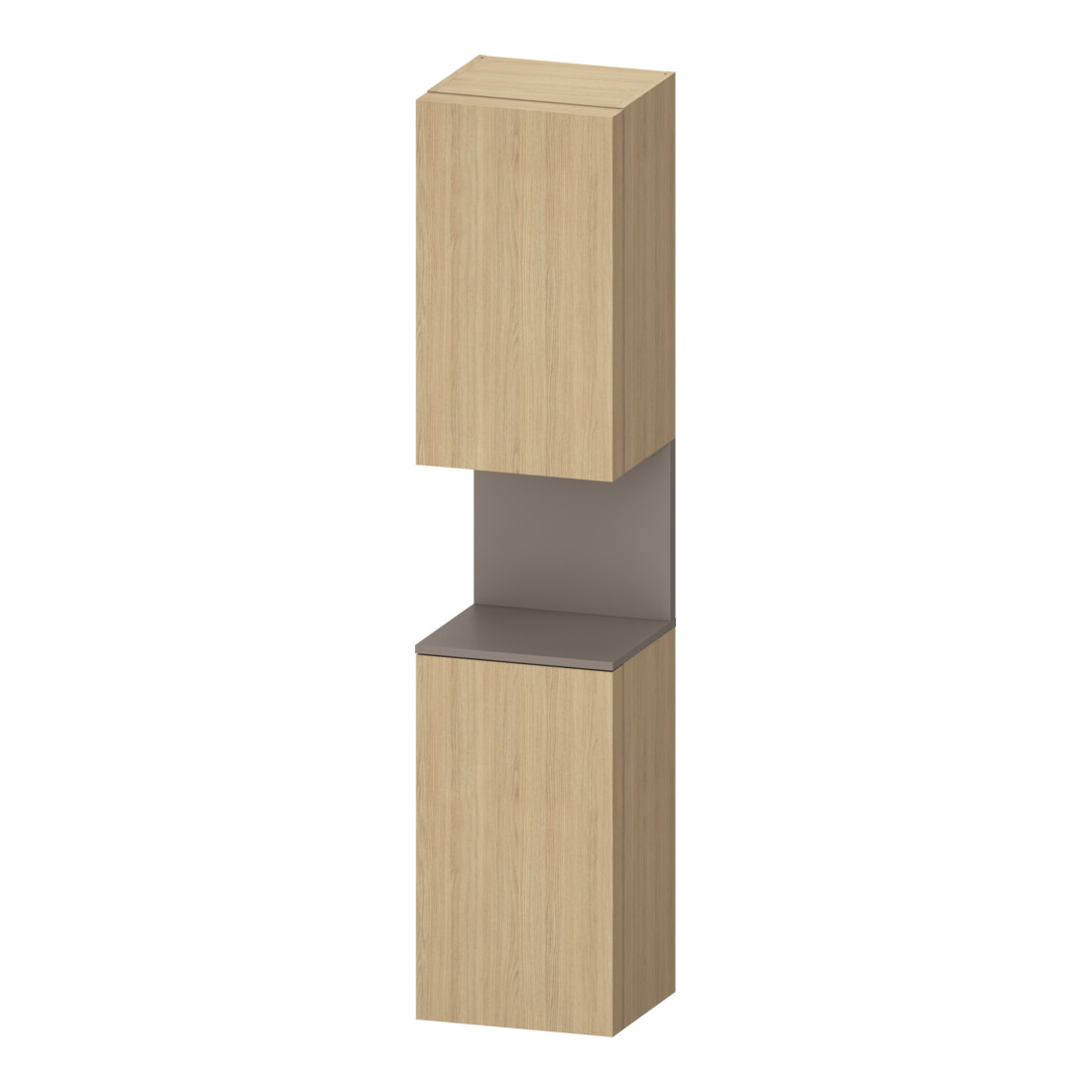 Duravit Hochschrank Qatego 40x36x1760cm, 2 T, B, An r, ba m/E Nat