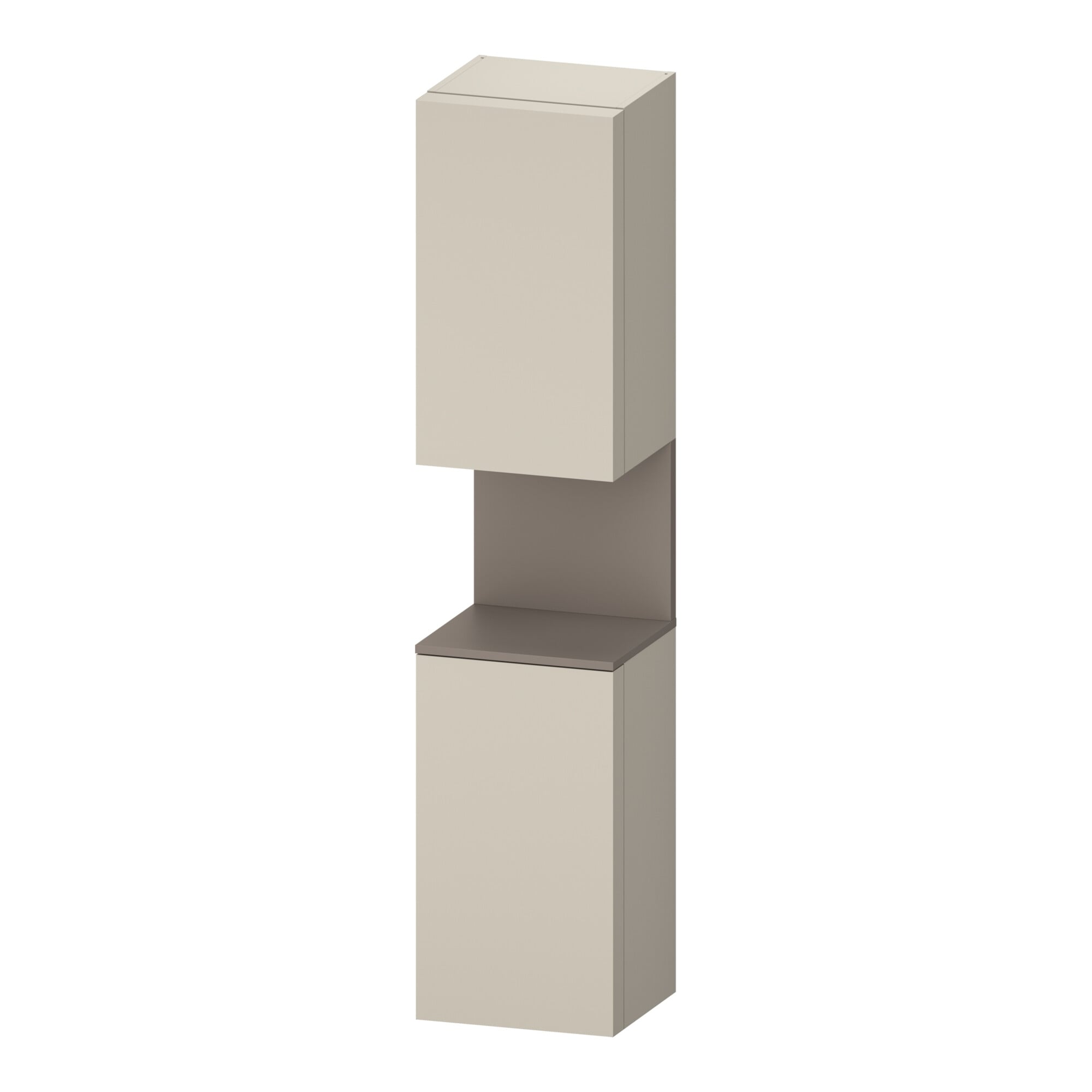 Duravit Hochschrank Qatego 40x36x1760cm, 2 T, B, An r, ba m/ta matt