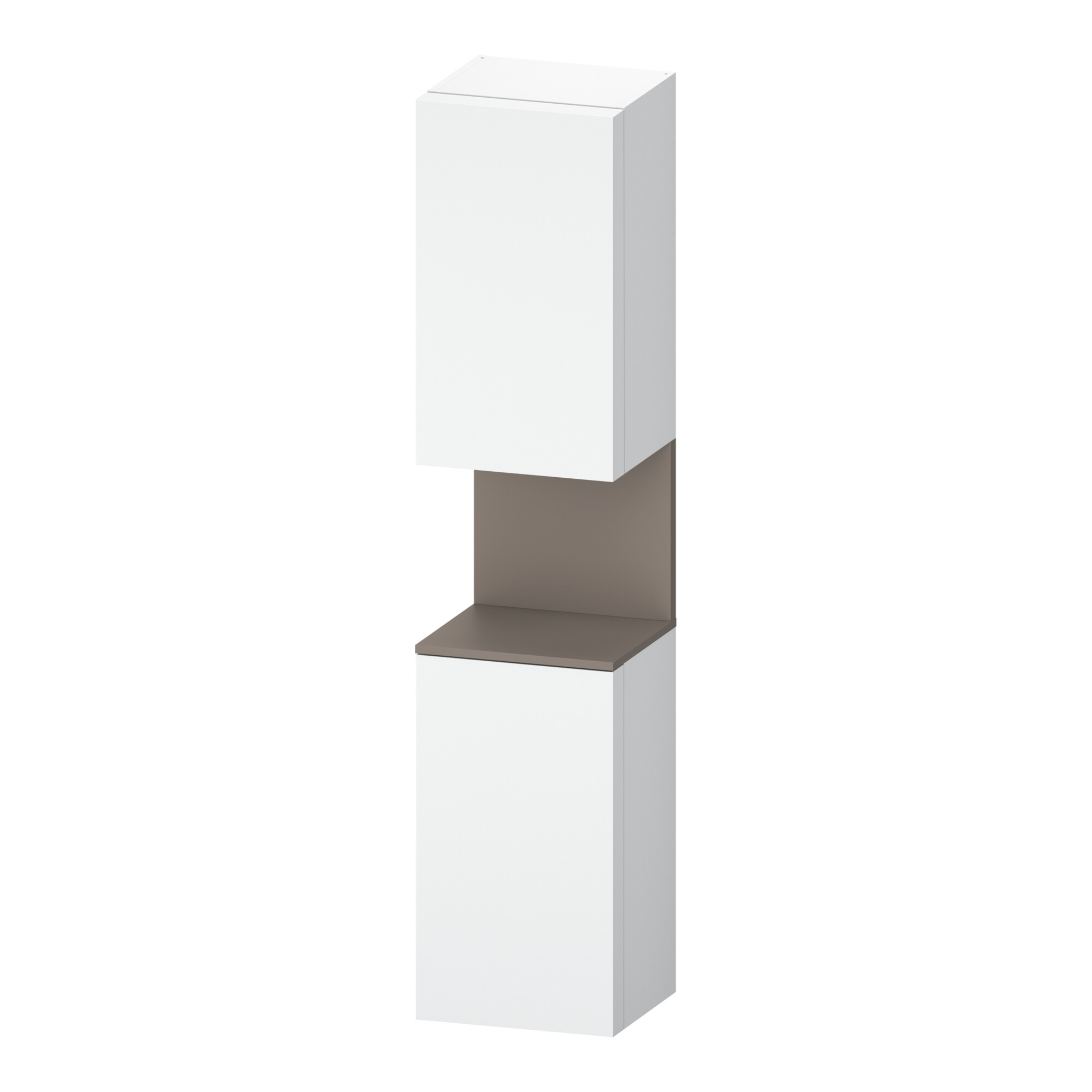 Duravit Hochschrank Qatego 40x36x1760cm, 2 T, B, An r, ba m/we ma