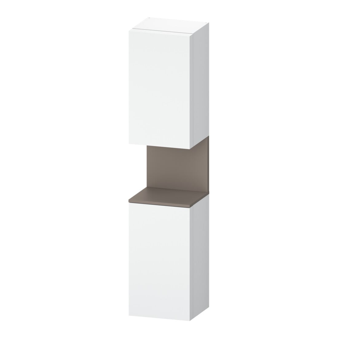 Duravit Hochschrank Qatego 40x36x1760cm, 2 T, B, An r, ba m/we ma
