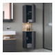 Duravit Hochschrank Qatego 40x36x1760cm, 2 T, B, An r, E Ma/Gra ma