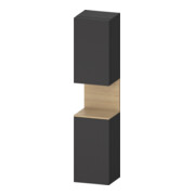 Duravit Hochschrank Qatego 40x36x1760cm, 2 T, B, An r, E na/gra ma