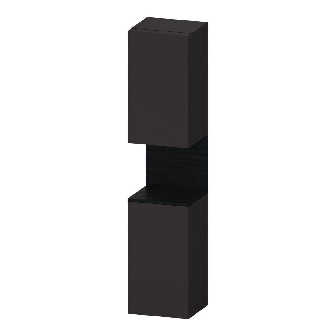 Duravit Hochschrank Qatego 40x36x1760cm, 2 T, B, An r, E sw/gra m